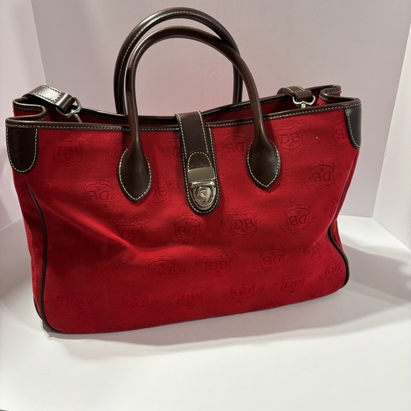 Dooney & Bourke Handbags - Dooney & Bourke Red and Brown Purse